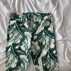 Plant Printed Pants